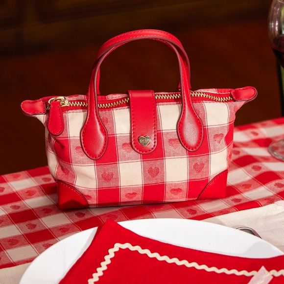 Stoney Clover Lane Pouchette Crossbody Bag 01 & Jumbo Scrunchie - Amore - Italy - Picture 11 of 16